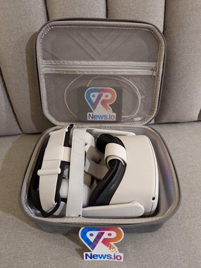 zybervr small grey carrying case for oculus quest 2 3